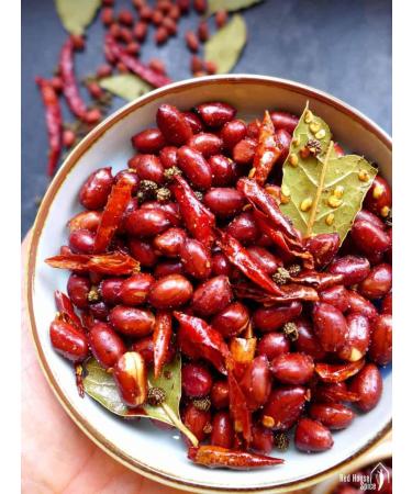 Top Op Red Peanuts | 1KG | Dry Fruits And Nuts | Vegan | Natural Nut | High Protein |High Fibre| Indian Origin (Pack of 2) Red Peanuts Pack 2 - Buy Online on GoSupps.com