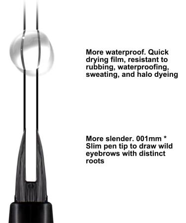  G n rique Eyebrow Pen - Permanent Eyebrow Pencil with Fork Tip - Professional Precision and Grooming Finish and Oriental-Proof Eyebrow Pen for Eyelashes - Buy Online on GoSupps.com