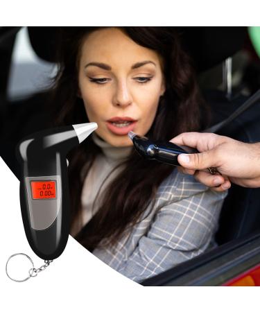 Qiopertar Digital Breath Ethanol Tester Breathalyzer Mouthpieces Blowing Nozzle for Keychain Ethanol Tester Mouthpieces Easy to Hold for Personal & Professional Use