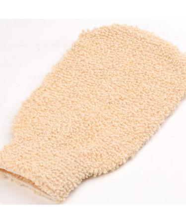 EXCEART 2pcs Bamboo Fiber Bath Shower Gloves - Double Sided Body Scrubber for Exfoliation and Dead Skin Removal - Buy Online on GoSupps.com