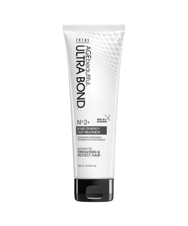ULTRA BOND Synergy Shampoo (No 1) Conditioner (No 2) and Deep Treatment (No 2+) - Strengthens & Protects - Builds Bonds No 2+ Deep Treatment 8.45 Fl Oz (Pack of 1)