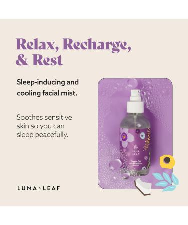 LUMA & LEAF Dream On Mist - Lavender & Blueberry Sleep Mist for Night Skin Restoration | Natural Ingredients | Relaxation & Facial Renewal - 4 FL Oz - Buy Online on GoSupps.com