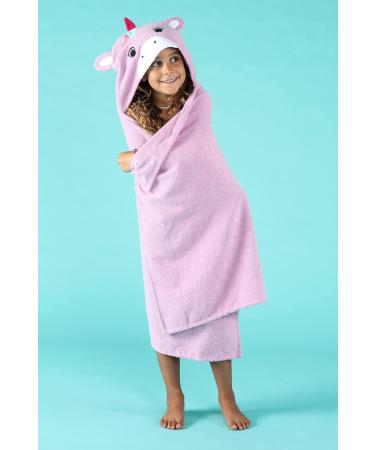 Chicco Unicorn Cotton Bathrobe & Bath Towel for Girls - Cute Hooded Pink Design One Size - Buy Online on GoSupps.com