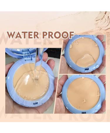 Matte Wet and Dry Powder Oil Control Face Pressed Powder Lasting Waterproof Makeup Matte Smooth Setting Powder Makeup Waterproof Long Lasting Finishing Powder (02#-Natural beige) - Buy Online on GoSupps.com