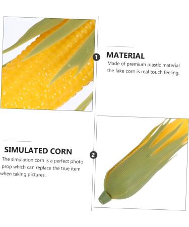 ABOOFAN 8 Pcs Simulation Corn Realistic Vegetable Lifelike Kitchen Vegetable Toys Artificial Fruits Kitchen Photography Props Corn Decor Decoratve Food Toy Fake Decoration Cupboard Plastic - Buy Online on GoSupps.com