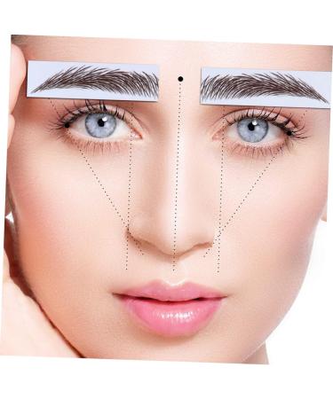 FOMIYES 16 Pcs Eyebrow Stickers Eyebrow Shaping Template 6d Hair- Eyebrows Stickers Eyebrow Stencils Bionic - Buy Online on GoSupps.com