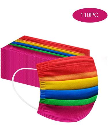 BEIBEIA Adults Disposable_Face_Ma_sks Child Face Covering Cute Pineapple Printed 3Ply Face Bandanas for School Outdoor 120pc-23 - Buy Online on GoSupps.com
