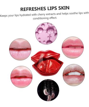 Masque L vres Hydratant et Nourrissant en Gel 20 Patchs Non Tiss s Effet Revitalisant L extrait de Cerise Soin Anti-dess chement pour L vres S ches et Ab m es pour Soin - Buy Online on GoSupps.com