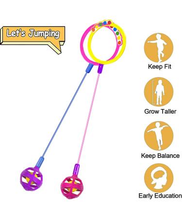 Shop Children's Flashing Jump Ring & Swing Wheel - Fun Sports Toys for Kids | Foldable Flash Jumping Ball & Skip Ball - Buy Online on GoSupps.com
