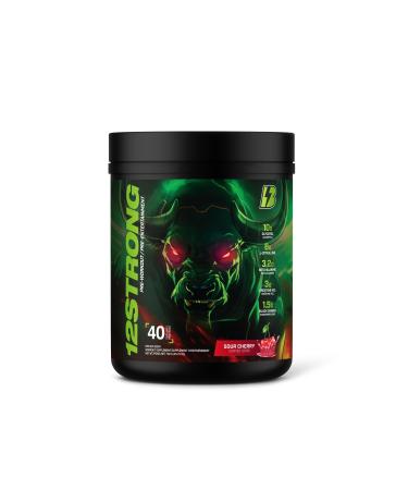 12 STRONG Pre-Workout - 730g - BULL Nutrition (40 Servings) (730g Sour Cherry)