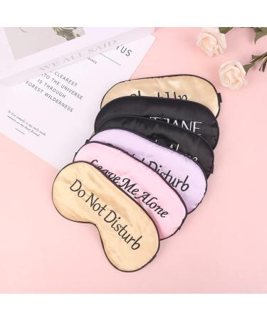 Soft Silk Funny Sleep Mask - Adjustable Strap Blackout Blindfold for Women Men - Perfect for Travel, Nap, Meditation - One Color - Buy Online on GoSupps.com