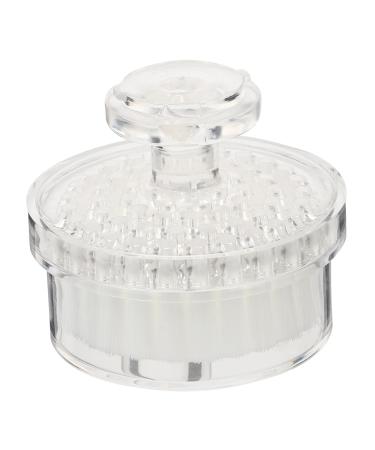 Housoutil Cleansing Brush Silicone Facial Cleaning Brush Electric Clean Face Wash Electric Face Scrubber Pore Cleaner Face Cleaning Brush Cleaning Scrubber Pp White Makeup Remover Brush Deep