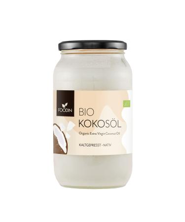 FOODIN FOODIN Virgin & Natural Coconut Oil Cold Pressed Organic Coconut Oil Ideal for Skin & Hair Raw Quality - Great for Roasti