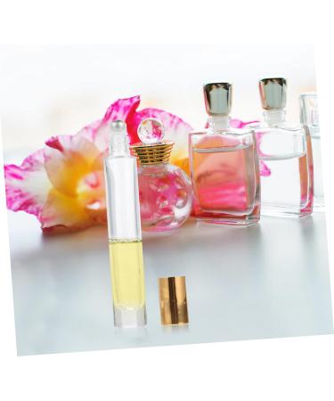 Frcolor 5-Pack Roll-On Filling Empty Tincture Bottles | Refillable Essential Oil Drip Containers | Gold Tubes for Cosmetics & Small Terrariums (11x1.5cm) - Buy Online on GoSupps.com