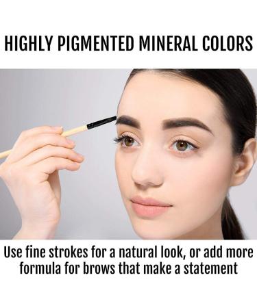 Organic Vegan Eyebrow Powder - Smudge Proof Brow Tint in Taupe | Made in USA - BaeBlu - Buy Online on GoSupps.com