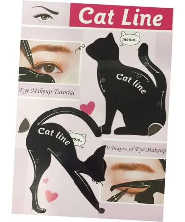 Mipcase 2pcs Plate Guide Pvc Eye Shape Matte Shadow Eyeshadow Multifunction Smoky Professional - Buy Online on GoSupps.com