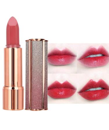 Moisturizing Gradient Lipstick | Smooth & Waterproof Makeup Lipstick (Rose Bean Paste Red) - Buy Online on GoSupps.com