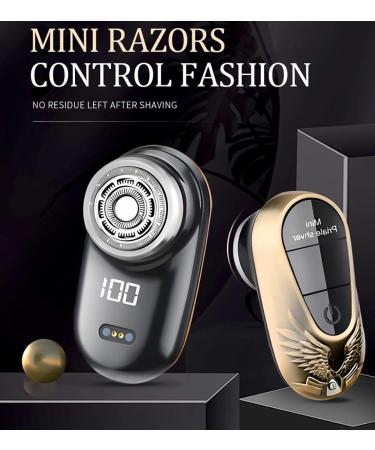Men's Mini Electric Shaver - Wet/Dry Washable Razor with Fast Charging & Digital Display - Portable Car Mounted Blade for Travel - Buy Online on GoSupps.com
