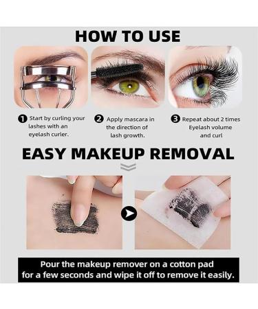 Iron Wand Mascara 3d Curling Iron Mascara Metal Rod Mascara Waterproof Long Lasting No Flaking No Clumping (Black*2) - Buy Online on GoSupps.com