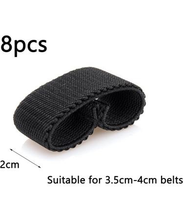 HNENTIMENH 8-Piece Elastic Belt Holder Set | Tactical Belt Loop for 3.5cm-4cm Straps | Durable & Secure Ruckbag Accessories - Buy Online on GoSupps.com