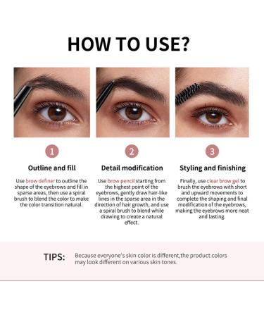  SONGVISON LUXURY BROW KIT - Complete kit for natural to well-defined eyebrows with definer for precise shape pen for seamless filling and clear gel for full hold - Buy Online on GoSupps.com