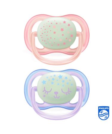 Philips Avent SCF376/12 Ultra Air Pacifiers - Set of 2 for 0-6 Months - Soothing & Safe | Buy Now - Buy Online on GoSupps.com