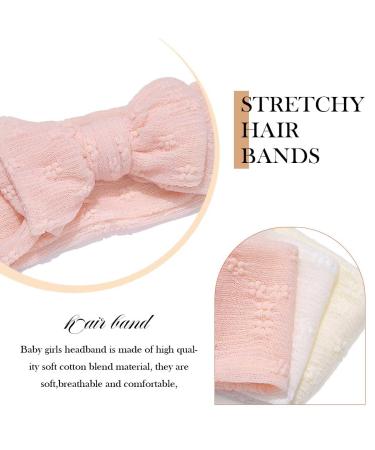Fashion Baby Girl Flower Crown Hair Band - Soft Nylon Headwrap for Newborns & Toddlers (Pink) | International Shipping - Buy Online on GoSupps.com