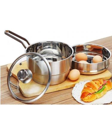 Stainless Steel Milk Pot Thickening Household Non-Stick Food Pot Pot Nonstick Metal Utensil Saucepan with Lid Frying Pan Frying Pan - Buy Online on GoSupps.com