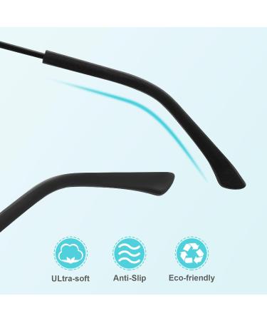 Buy Wllhyf 8 Pairs Non-Slip Glasses Arm Covers - Silicone End Tips & Ear Cushions for Comfortable Thin Metal Glasses - Buy Online on GoSupps.com