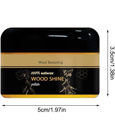 sillervan Furniture Polishing Wax Honey Fragrance Refreshing Beeswax for Wood Doors Tables Chairs Cabinets and Floors for Furniture to Beautify Protect Cool 40g - Buy Online on GoSupps.com