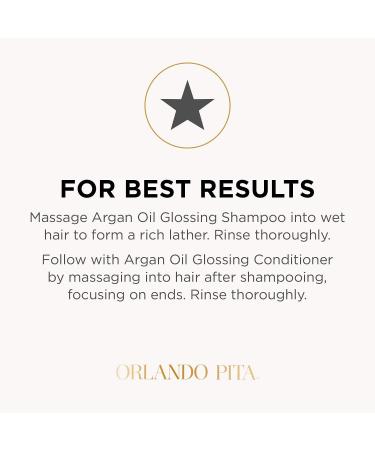 ORLANDO PITA Moroccan Argan Oil Glossing Shampoo & Conditioner Set - 27 Fl Oz Each - Buy Online on GoSupps.com