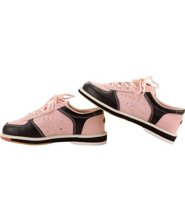 LIPPAN Men's Leather Bowling Shoes - Athletic Style, Size 9, Pink - Buy Online on GoSupps.com