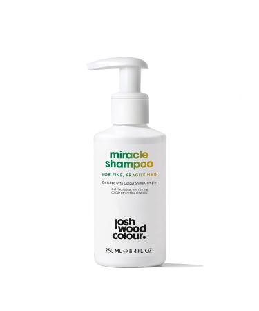 Josh Wood Miracle Shampoo (For Fine Fragile Hair) - Colour Shine Complex with unique active ingredients hydrates and protects natural and colour-treated hair - Sulphate Free - 250ml Miracle Shampoo For Fine Fragile Hair - Buy Online on GoSupps.com