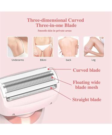 Duskofficial Razor Dusk Official Electric Razor The Glide Pro 3.0 Premium Shaver 2 in 1 Electric Waterproof Shaver Razors for Women Ipx7 Wet & Dry for Leg Arm Underarm Pubic Area (Pink) - Buy Online on GoSupps.com