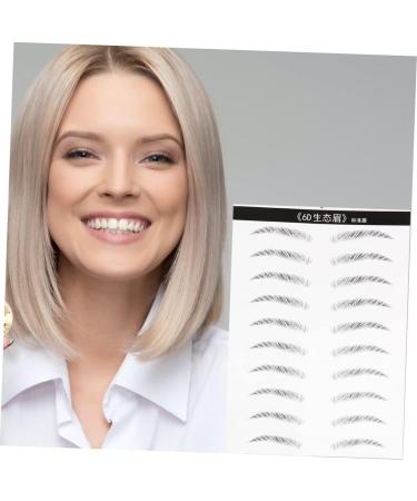 Beavorty 6 Sheets Pairs Eyebrow Transfer Stickers Artificial Eyebrow Patch Eyebrow Stickers Makeup Tools 6d - Buy Online on GoSupps.com