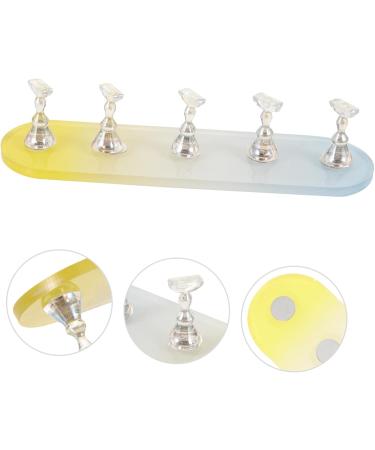 FRCOLOR 3 Sets Nail Practice Holder Practice Nail Stands Training Nail Racks Nail Display for Nail Art Fake Nail Holder Fake Nails Magnetic Nail Racks Storage Box Oval Plastic - Buy Online on GoSupps.com