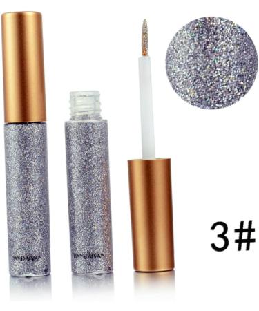 KALLORY 10pcs Liquid Eyeliner Glitter Eye Shadow Glitter Eyeliner Shiny Eyeshadow Liquid Eyeshadow Colorful - Buy Online on GoSupps.com