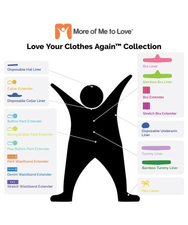 More of Me to Love Cotton Belly Pad - Pack of 3 Medium White | Comfort & Support for All Sizes - Buy Online on GoSupps.com