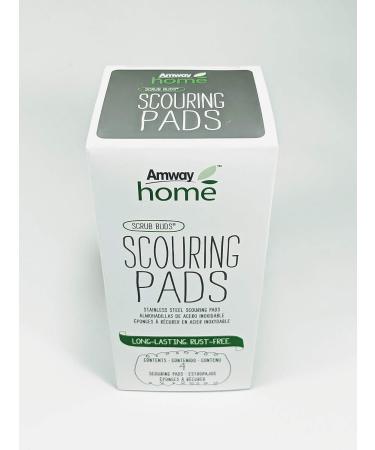 Amway Stainless Steel Scouring Pads - 4 Pack | Scrub Buds for Tough Cleaning - Buy Online on GoSupps.com