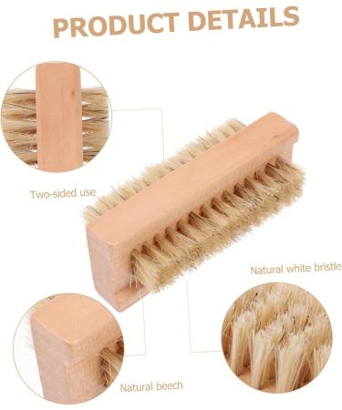 Beaupretty 1pc Nail Dust Brush Nail Tools Nail Clean up Brush Cleaning Scrubber Cleaning Nail Brush Wooden Nail Scrubber Fingernail Brush Fingernail Tool Practical Bristle Nail Brush Manicure - Buy Online on GoSupps.com