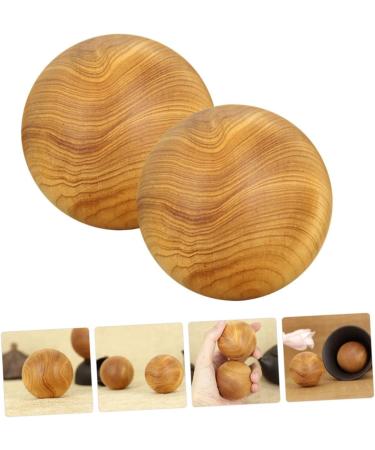 Healvian 6 Stk Massage Globe Rolling Hand Balls - Wooden Meditation & Fitness Balls for Hand Practice & Relaxation - Buy Online on GoSupps.com
