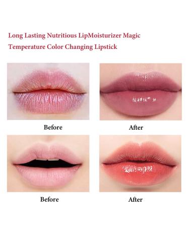 Aloe Vera Lipstick - Magic Temperature Color Change Lip Balm | Waterproof & Long Lasting | 24H Original Set (2 Pcs - Buy Online on GoSupps.com