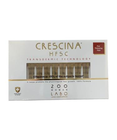 Crescina HFSC Hair Growth Treatment for the Scalp of Women with Thinning Hair 20 Ampoules