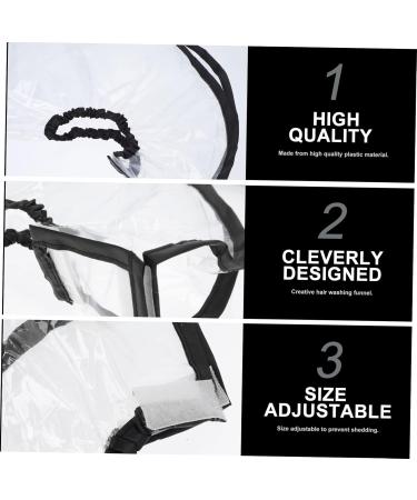 Didiseaon 8 Pcs Shampoo Funnel Home Hair Clients Hair Styling Apron Clear Funnel Ponytail Child or Headgear 57x25cmx4pcs Assorted Colorx4pcs - Buy Online on GoSupps.com