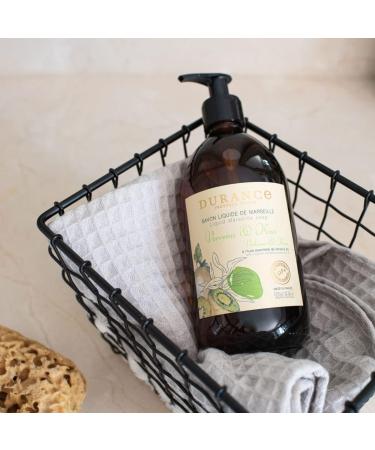 Durance Verbena & Kiwi Marseille Liquid Soap 500ml Paraben-Free Hand & Body Wash With Olive Oil & Red Rice Extract Vegan Friendly Shower Gel - Buy Online on GoSupps.com