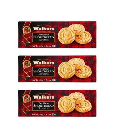 olivaoliva Walkers - Butter Cookies - Pack of 3 x 150g