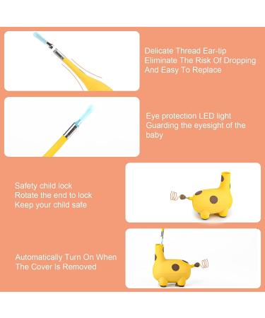 BEBIRD D3 Pro Smart Ear Wax Removal Otoscope Giraffe-Shaped 1080p FHD Wireless Camera | Bendable Lens & Safety Lock | Gentle Ear Cleaner for Kids & Family - Buy Online on GoSupps.com