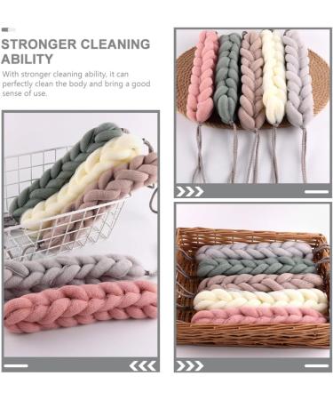 Portable Body Scrubbers 4Pcs - Comfortable Shower Loofahs for Men & Women | Convenient Bathing Solution - Buy Online on GoSupps.com