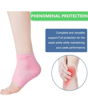  AWIWTOBQ Pack of 3 pairs of moisturizing gel socks - Soft ventilation - Open-heel socks - For dry and hard skin - Buy Online on GoSupps.com