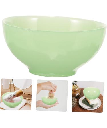 Ultechnovo Men's Razor Cream & Shaving Soap Bowl Set - 3 Multi-Purpose Containers for Perfect Shaves - Green Terrarium Inspired Design - Buy Online on GoSupps.com